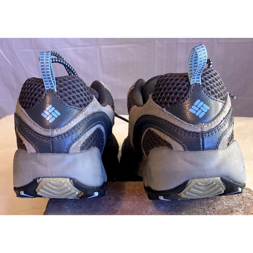 Columbia Omni-Grip Hiking Shoes Grey Blue Trail Sneakers BL3564-022 Size 10 - Picture 4 of 8
